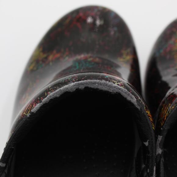 Dansko Professional Clogs 36 Women 5.5 Black Patent Leather Comfort Work Shoes - Picture 7 of 11